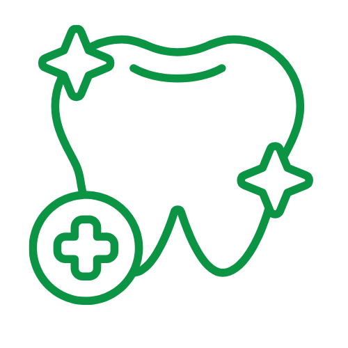 Veterinarian brushing a dog's teeth